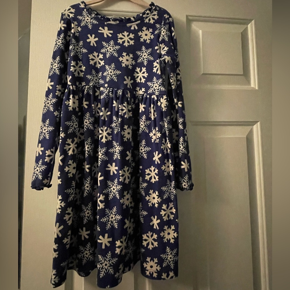 Hanna Andersson long sleeve cotton dress